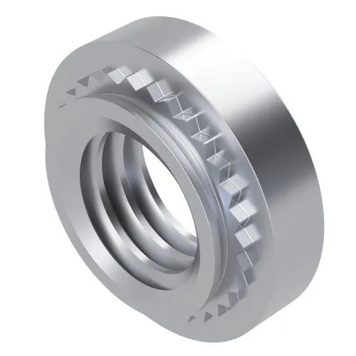M4 Round Self Clinching Nut (1.4mm Min Panel Thickness) BZP Steel