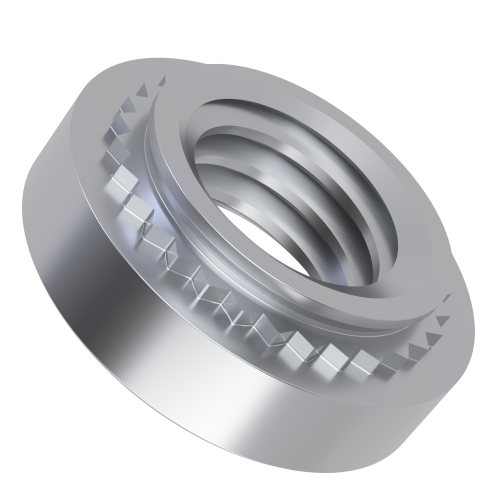 M8 Self Clinching Nut (2.3mm Min Panel Thickness) BZP Steel