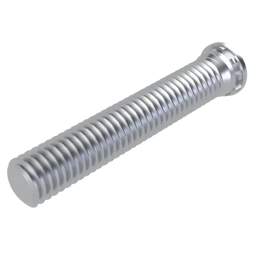 M3 x 15mm Flush Head Self Clinching Stud | BZP Steel