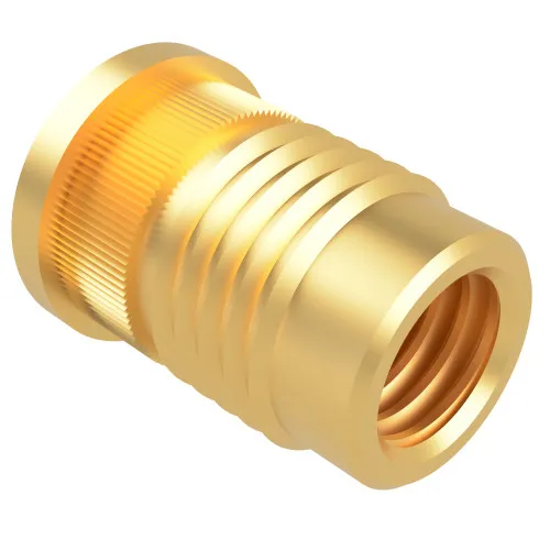 M3 x 4.8mm (Headed) Press Fit Threaded Insert For Plastic | Brass
