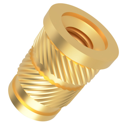 M3 x 5.7mm (Headed) Ultrasonic Threaded Insert For Plastic | Brass