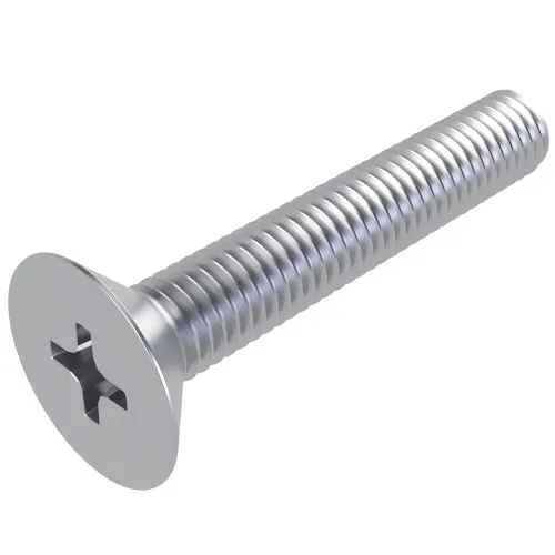 M3 x 35mm Phillips (PH1) Countersunk Screw (DIN 965H) | BZP Steel