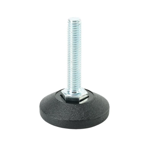 M8 x 40mm Fixed Thread Adjustable Feet, 38mm Base