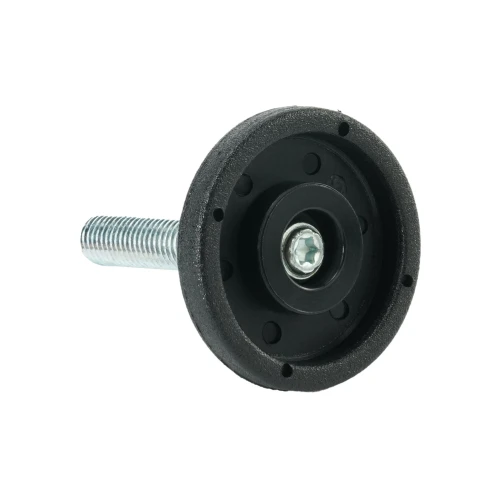 M8 x 40mm Fixed Thread Adjustable Feet, 38mm Base