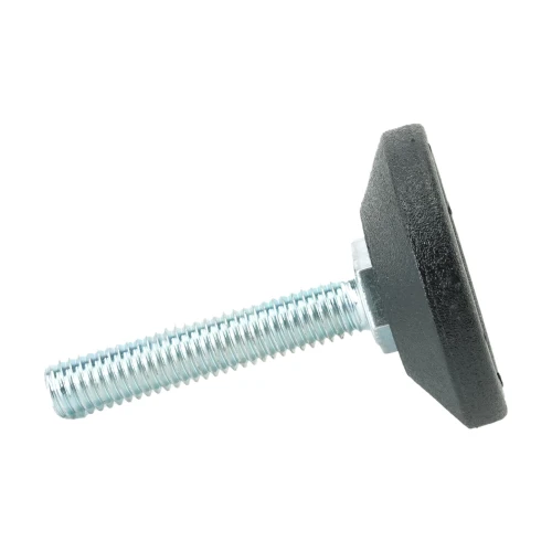 M8 x 40mm Fixed Thread Adjustable Feet, 38mm Base