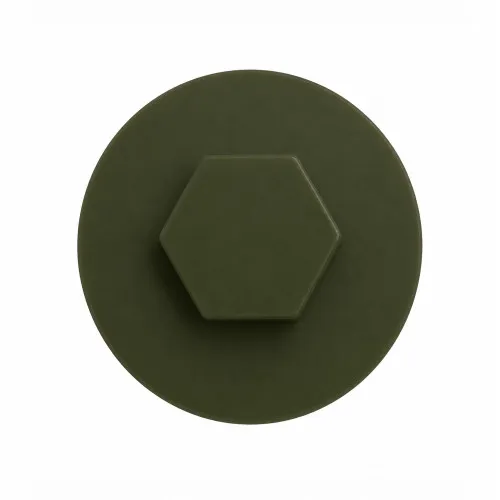 22mm Roofing Screw Cap For Tek Screws (Juniper Green) | LDPE