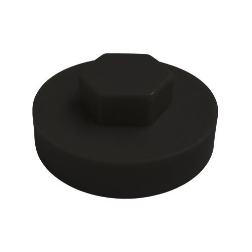 22mm Roofing Screw Cap For Tek Screws (Black) | LDPE