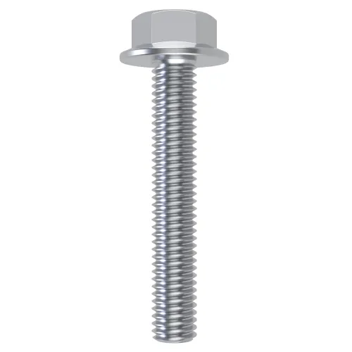M16 x 50mm Hex (Non Serrated) Flange Bolt (DIN 6921) - 8.8 BZP Steel