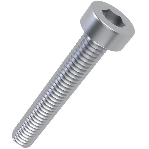 M4 x 16mm Low Hex Socket Cap Screw (DIN 7984) | BZP Steel