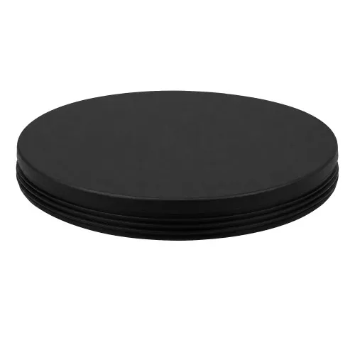 4.75in Black Round Tube Plug (12.7mm Length) | LDPE