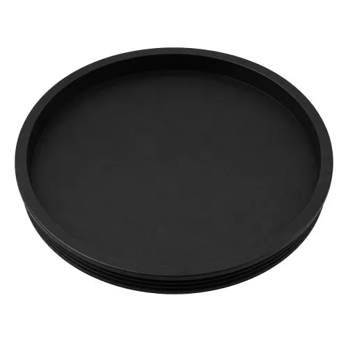 10in Black Round Tube Plug (19mm Length) | LDPE