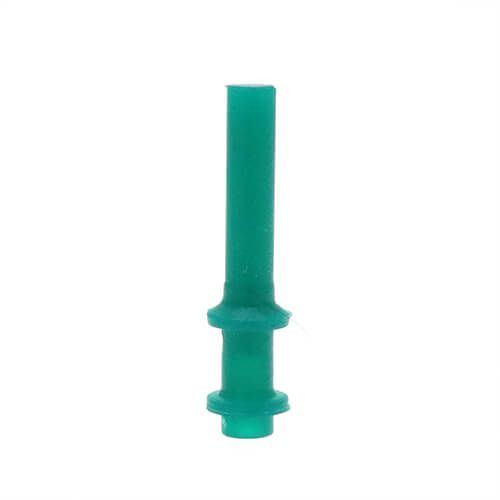 M9 Double Flange Plug (9mm Length) | Green Silicone