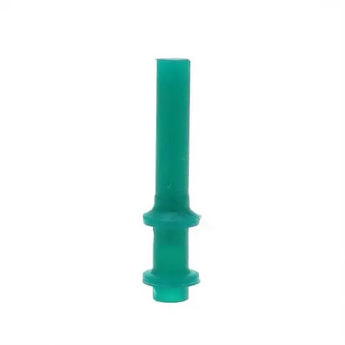 M9 Double Flange Plug (9mm Length) | Green Silicone