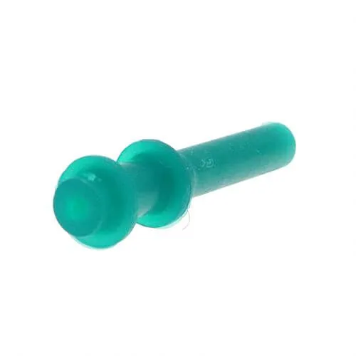 M9 Double Flange Plug (9mm Length) | Green Silicone