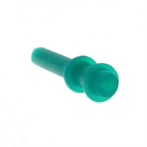 M9 Double Flange Plug (9mm Length) | Green Silicone