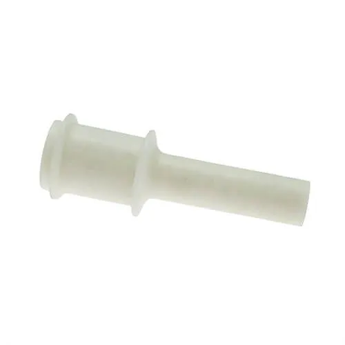 M14 Double Flange Plug (14mm Length) | White Silicone