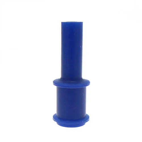 M18 Double Flange Plug (18mm Length) | Dark Blue Silicone