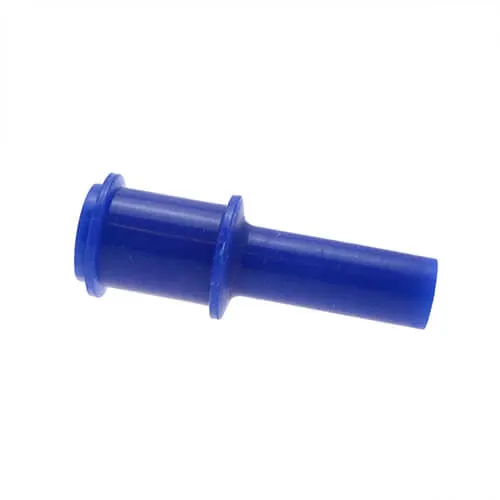 M18 Double Flange Plug (18mm Length) | Dark Blue Silicone