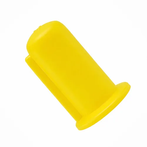 11mm Flanged Drive Shaft End Cap - 30mm Length | Yellow LDPE