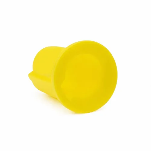 14mm Flanged Drive Shaft End Cap - 35mm Length | Yellow LDPE