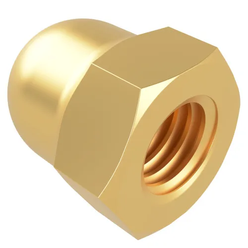 M12 Dome Nut (DIN 1587) | Brass