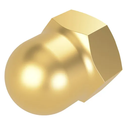 M12 Dome Nut (DIN 1587) | Brass