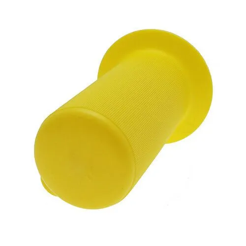 70mm Flanged Drive Shaft End Cap - 165mm Length | Yellow LDPE