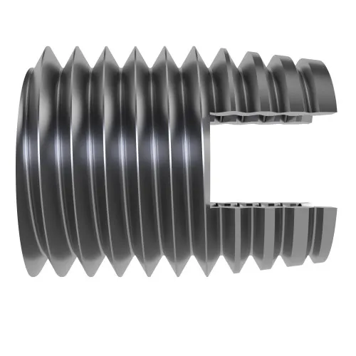 M3 x 6mm Self Tapping A2 Stainless Steel Threaded Insert For Plastic