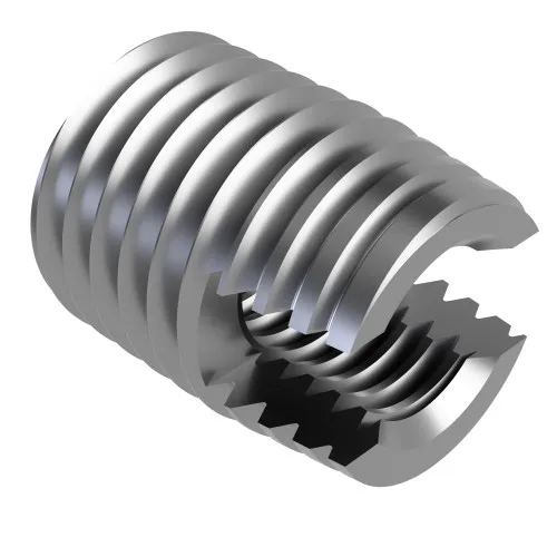 M6 x 14mm Self Tapping A2 Stainless Steel Threaded Insert For Plastic