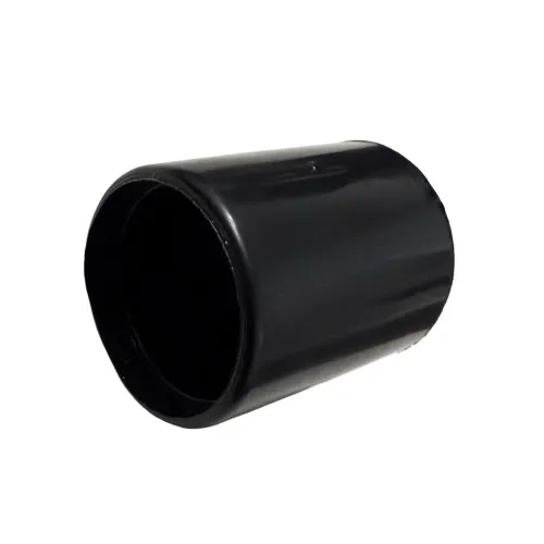 21mm x 31.1mm Round Chair Ferrule (Domed) | Black LDPE