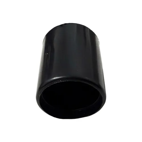 30mm x 29mm Round Chair Ferrule (Domed) | Black LDPE