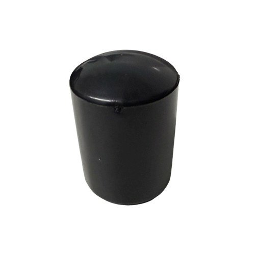 50mm x 34mm Round Chair Ferrule (Domed) | Black LDPE