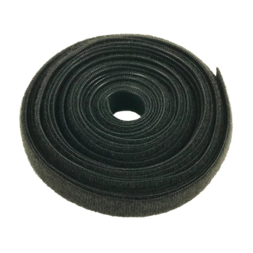 25m Double Sided Velcro Tape - 16mm Width | Black