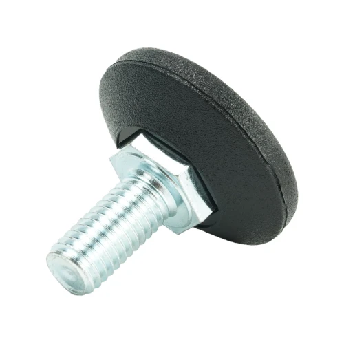 M10 x 20mm Fixed Thread Adjustable Feet, 38mm Base