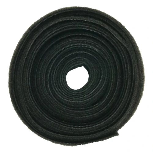 25m Double Sided Velcro Tape - 16mm Width | Black
