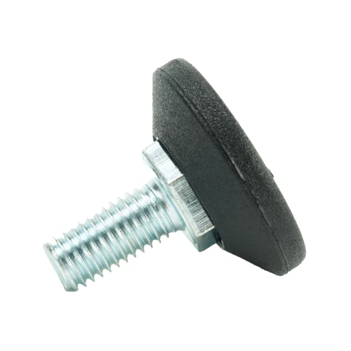 M10 x 20mm Fixed Thread Adjustable Feet, 38mm Base