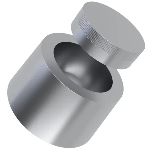 M12 x 35.8mm NoGo™ Security Nut Cap (Closed) | Mild Steel Bright Zinc Plated