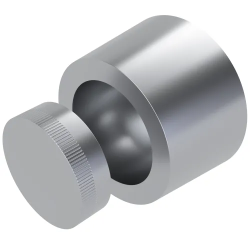 M12 x 35.8mm NoGo™ Security Nut Cap (Closed) | Mild Steel Bright Zinc Plated