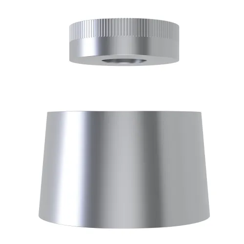 M12 x 35.8mm NoGo™ Security Nut Cap (Open) | Mild Steel Bright Zinc Plated