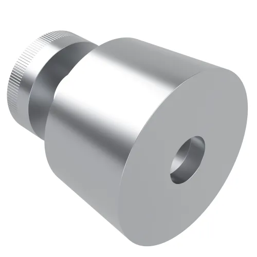 M12 x 35.8mm NoGo™ Security Nut Cap (Open) | Mild Steel Bright Zinc Plated