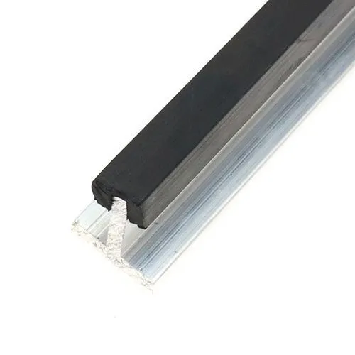 7mm x 10mm Square Channel Rubber Edge Trim (For 3mm Panel) 25m EPDM