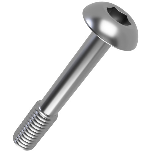M4 x 10mm Captive Socket Button Head Screw (~ISO 7380) | A2 Stainless Steel