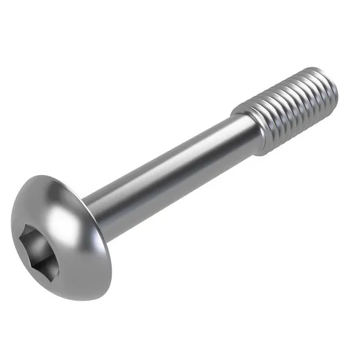 M4 x 10mm Captive Socket Button Head Screw (~ISO 7380) | A2 Stainless Steel