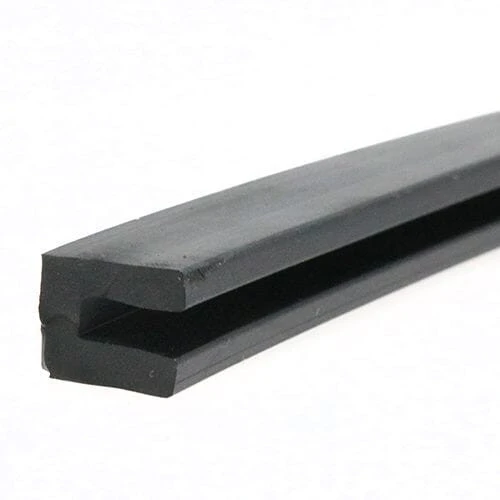 10mm x 10mm Square Channel Rubber Edge Trim (For 3mm Panel) 5m EPDM