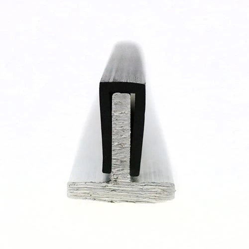 22mm x 10mm Square Channel Rubber Edge Trim (For 3mm Panel) 5m EPDM