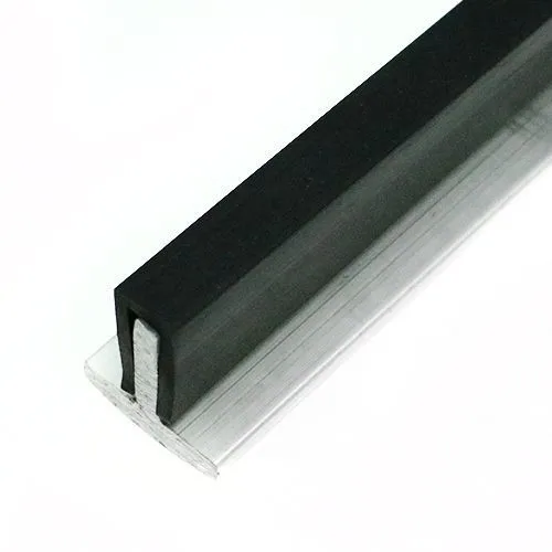 13.5mm x 8mm Square Channel Rubber Edge Trim (For 4.5mm Panel) 50m EPDM