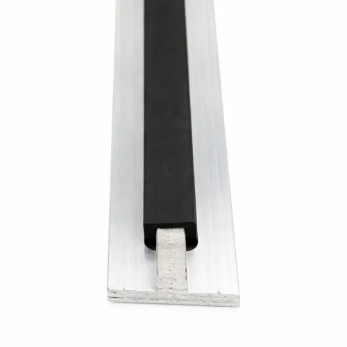 8mm x 10mm Square Channel Rubber Edge Trim (For 6mm Panel) 5m EPDM