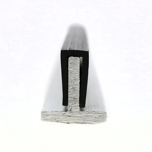 13mm x 10mm Square Channel Rubber Edge Trim (For 6mm Panel) 5m EPDM