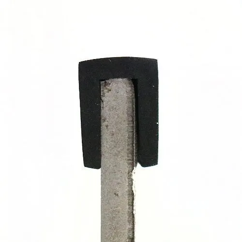 14mm x 13mm Square Channel Rubber Edge Trim (For 6mm Panel) 30m EPDM