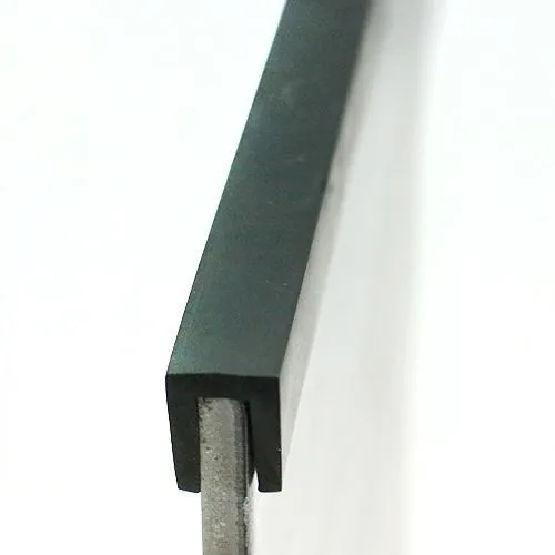 14mm x 13mm Square Channel Rubber Edge Trim (For 6mm Panel) 30m EPDM
